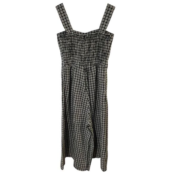 Faithful the Brand Liv Linen Check Jumpsuit Size 8 Boho Vacation Resort Retro - Picture 3 of 16